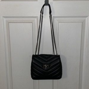 Black crossbody and shoulder bag